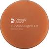 Disque pour prothèse dentaire Lucitone Digital Fit™ – 98,5 mm de diamètre, 35 mm d’épaisseur, arcade de prothèse dentaire complète, haut/bas - Original Opaque, Veined