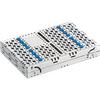 Sterilization Cassette – Medium, 8 Instruments, Teal 