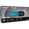 Microflex® MidKnight™ Touch 93-732 Nitrile Exam Gloves – Latex Free, Powder Free, Black - Medium (Size 7.5-8), 100/Pkg