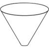 HVE Molded Oral Cup Paper Liners with Hole, 1000/Pkg 