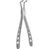 Pince d’extraction Atraumair dépoussiérée au diamant – Pince n° 45 à racine, dentelée, inférieure - Atraumair Diamond-Dusted Extraction Forceps – # 45 Root Forceps, Serrated, Lower