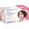 Masques procéduraux à boucles auriculaires Medicom® SafeMask® FreeFlow™ – ASTM F2100 de niveau 3, 50/emballage - Pink