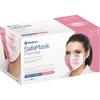 Masques SafeMask® Premier à faible barrière de protection - ASTM niveau 1, 50/boîte - Pink