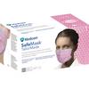 Masques à bandes auriculaires Safe+Mask® sur mesure, 50/emballage - ASTM Level 1, Low Barrier, Pink