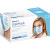 Masques à boucles auriculaires SafeMask® Premier Elite – ASTM niveau 3, sans latex, 50/emballage - Blue