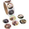 Animal/Dinosaur Circular 1.5" Stickers
