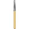 Great White® Ultra Sterile Carbide Burs – FG, Tapered Fissure, 25/Pkg - Round End Crosscut, # 856-018, 1.8 mm Head Diameter, 1.5 mm Tip Diameter