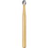 Great White® Gold Series Sterile Carbide Burs – FG, Round, 25/Pkg - # 6