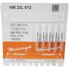 Tungsten Carbide Bur HM 33L – FGL, Tapered Fissure Cross Cut, 5/Pkg - # 701L, 1.2 mm Head Diameter, 6.3 mm Head Length