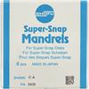 Mandrins Super-Snap® – CA, acier inoxydable, 6/emballage