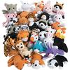 Assorted Plush Mini Bean Bag Animals – 4", 50/Pkg