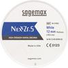 Sagemax NexxZr® S CAD/CAM Disks, Shade WT - Size Z95, 20 mm Thickness