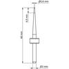 Sagemax NexxZr® CAD/CAM Milling Tools for imes-icore - Uncoated, 3 mm, 0.6 mm