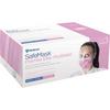 Masques à boucles auriculaires SafeMask® Premier Elite™ ProShield avec visière – ASTM niveau 3, sans latex, 25/emballage - Pink